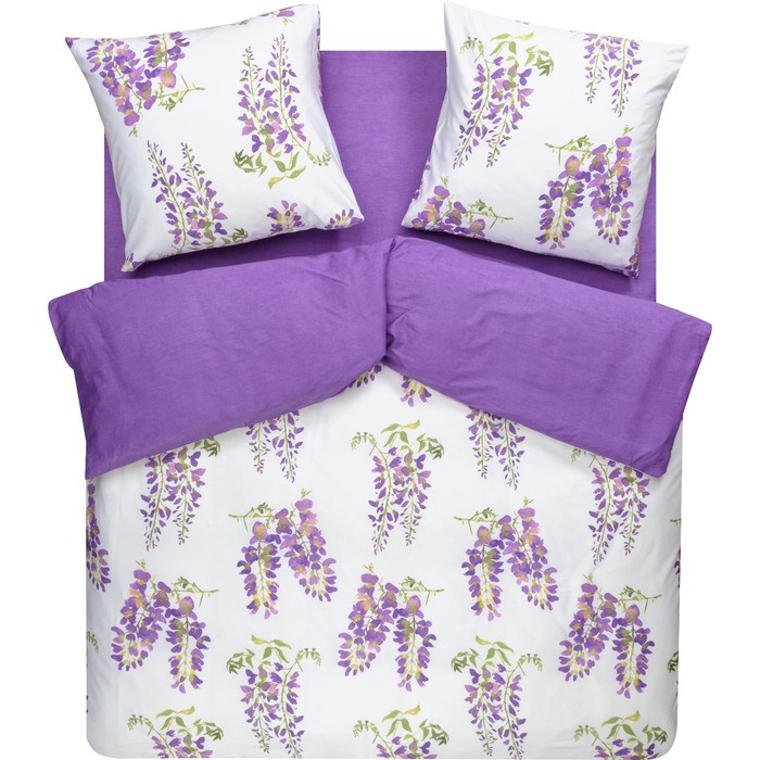 КПБ 2 сп "Первый поцелуй", 240х260 см, 180х215 см, 70х70 см-2 шт., ранфорс 118 г/м2