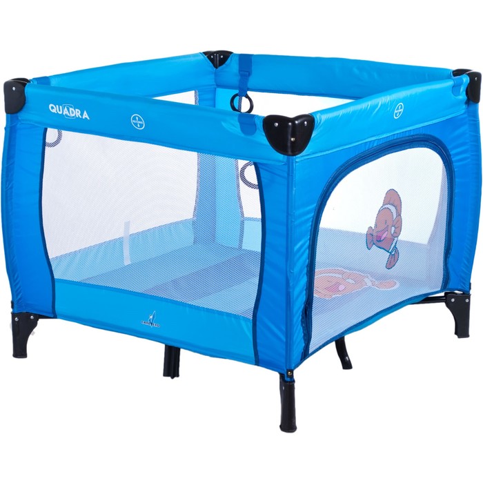 Манеж QUADRA BLUE, синий