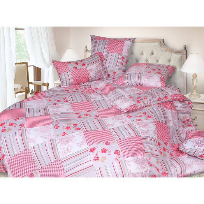 КПБ 2сп арт.190, 175х215см, 180х220см, 70х70см 2 шт, 60 г/м, пэ100%