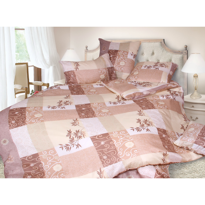 КПБ 2сп арт.292,175х215см, 180х220см, 70х70см 2 шт, 60 г/м, пэ100%