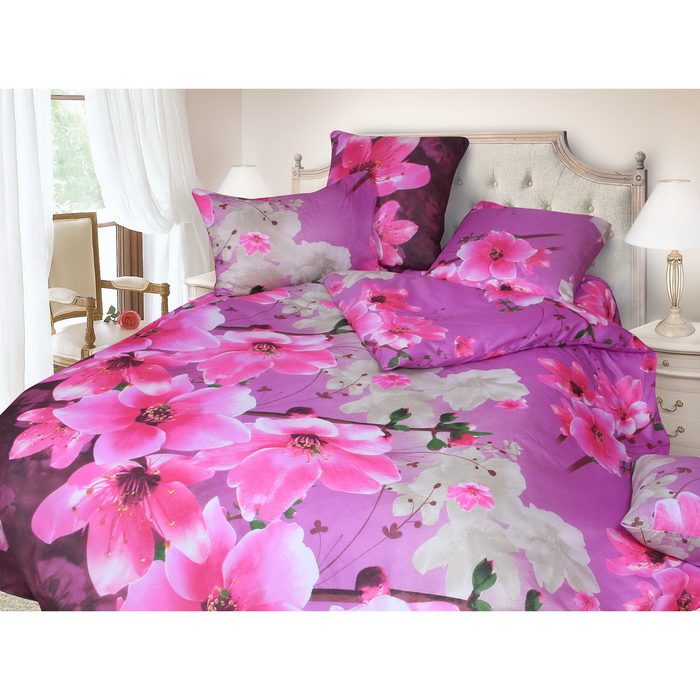 КПБ 2сп арт. 1878,175х215см, 180х220см, 70х70см 2 шт, 60 г/м, пэ100%