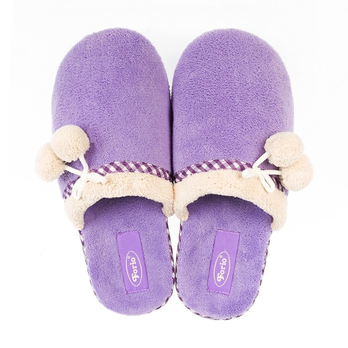 Тапочки женские Forio арт. 135-6060, цвет сиреневый, размер 37