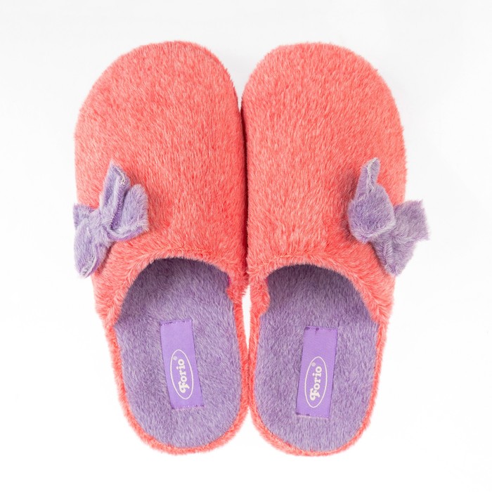 Тапочки женские Forio арт. 135-7053, цвет розовый, размер 37