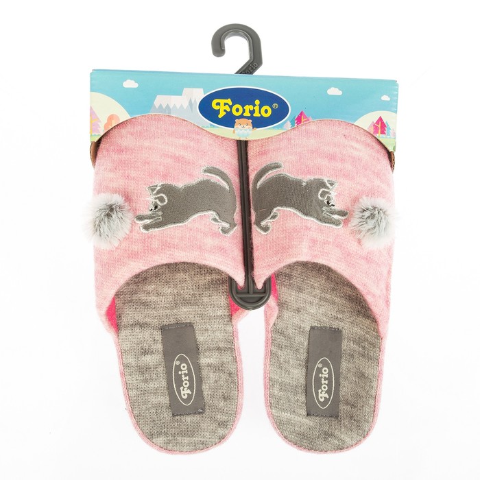 Тапочки детские Forio арт. 138-7096, цвет светло розовый, размер 35