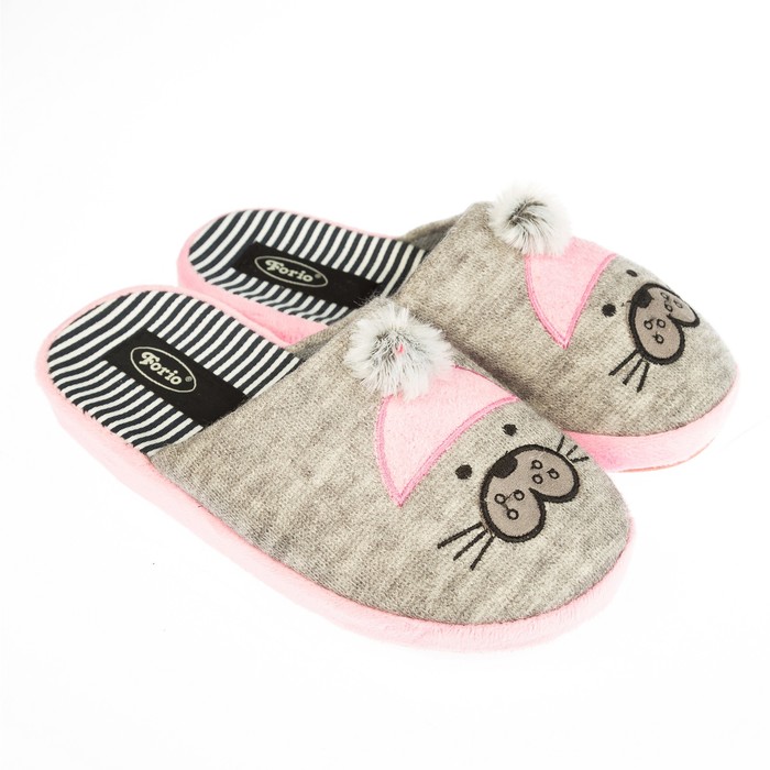 Тапочки детские Forio арт. 138-7163, цвет серый, размер 32