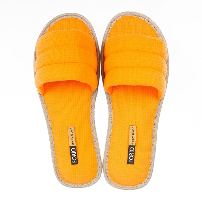 Тапки женские Forio арт. 125-8147 Ф, цвет оранжевый, размер 40/41