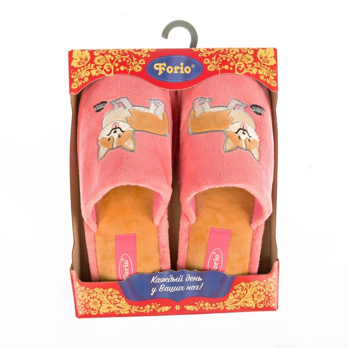 Тапочки женские Forio арт. 135-7195 Н, цвет розовый, размер 38