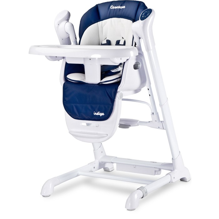 Стульчик для кормления и качели INDIGO NAVY, синий