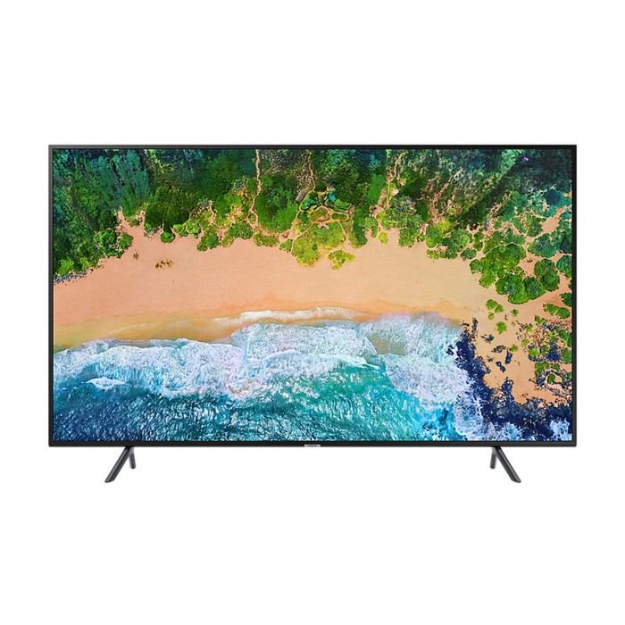 Телевизор LED Samsung 55" UE55NU7100UXRU UHD/DVB-T2/DVB-C/DVB-S2/USB/WiFi/SmartTV черный