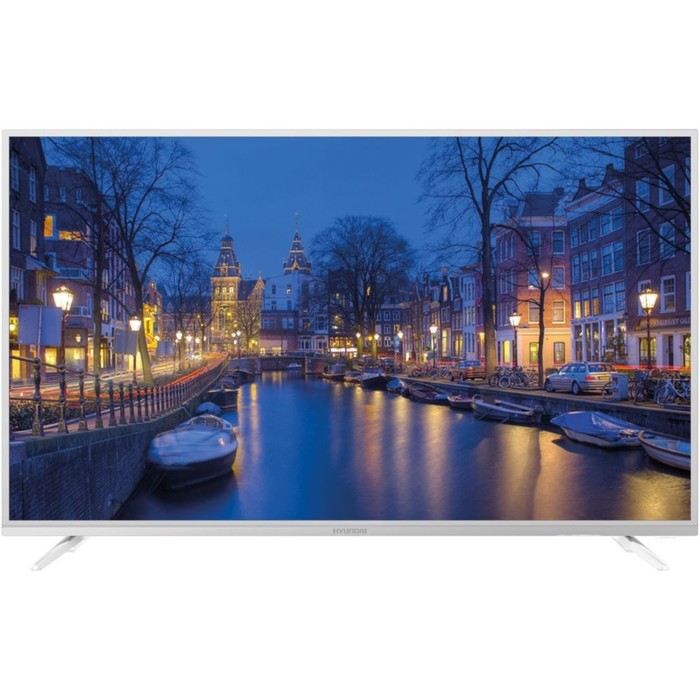 Телевизор LED Hyundai 40" H-LED40F401WS2 FULL HD/60Hz/DVB-T/DVB-T2/DVB-C/DVB-S2/USB белый