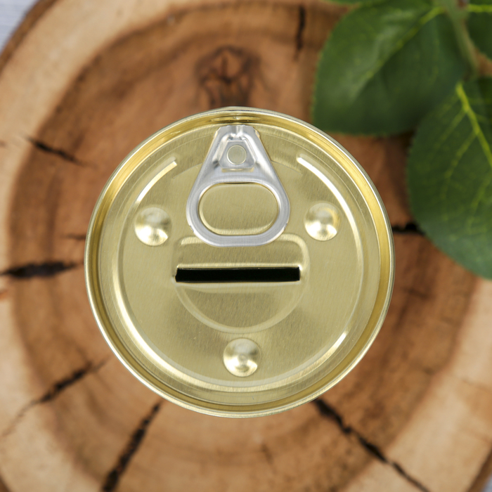 Копилка-банка металл "Храните деньги в банке" 9,5х7,7х7,7 см