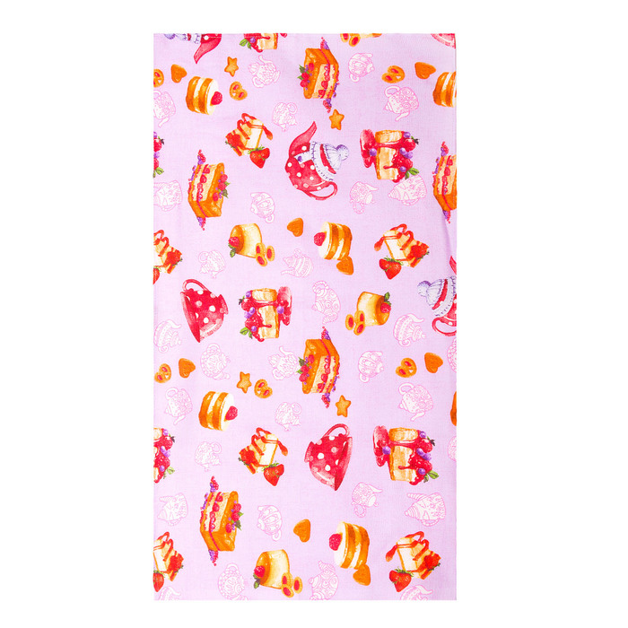 Полотенце рогожка набивная "Чайный восторг" 40х75 см,на хангере,160 г/м2,хлопок 100%