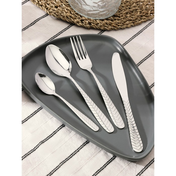 Набор столовых приборов 24 пр "Лучи"