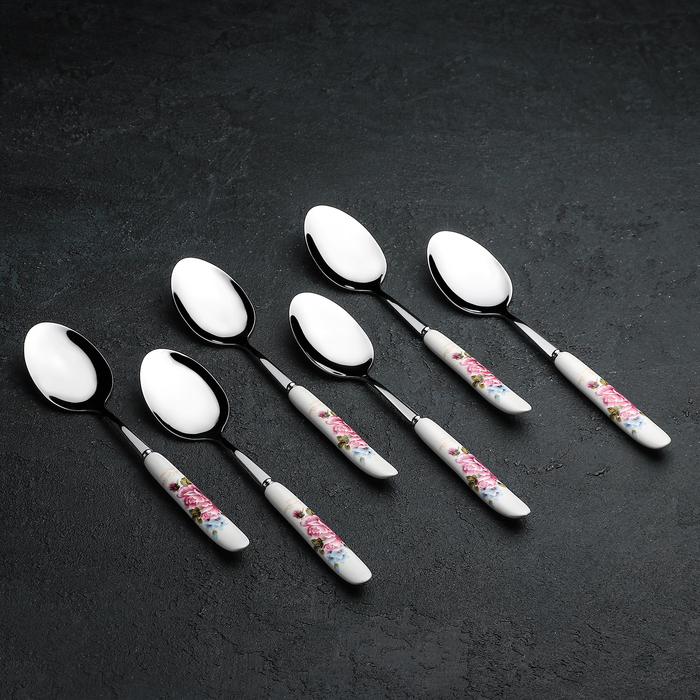 Набор ложек столовых 6 шт "Июнь" 19,5 см