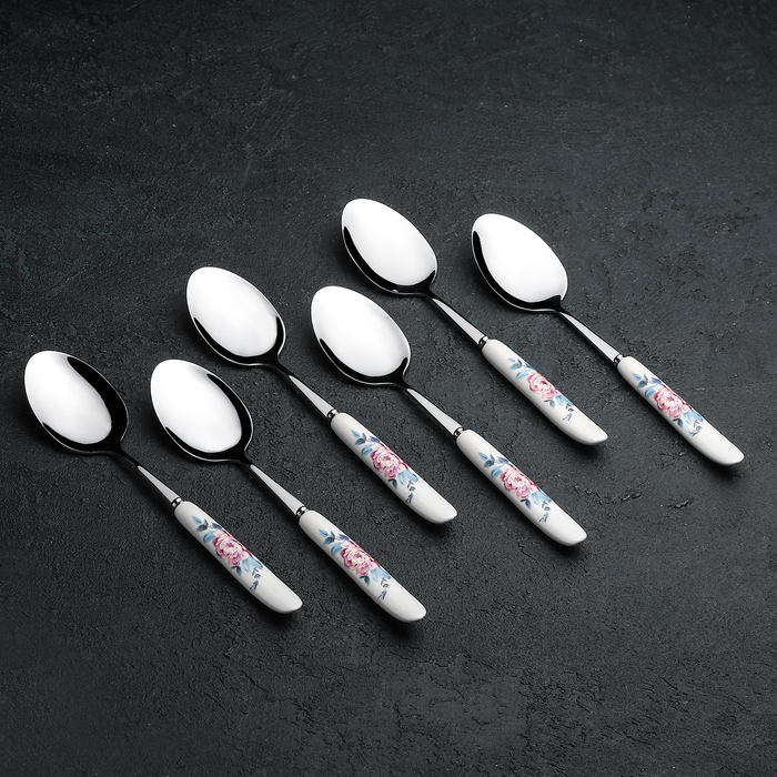 Набор ложек столовых 6 шт "Май" 19 см