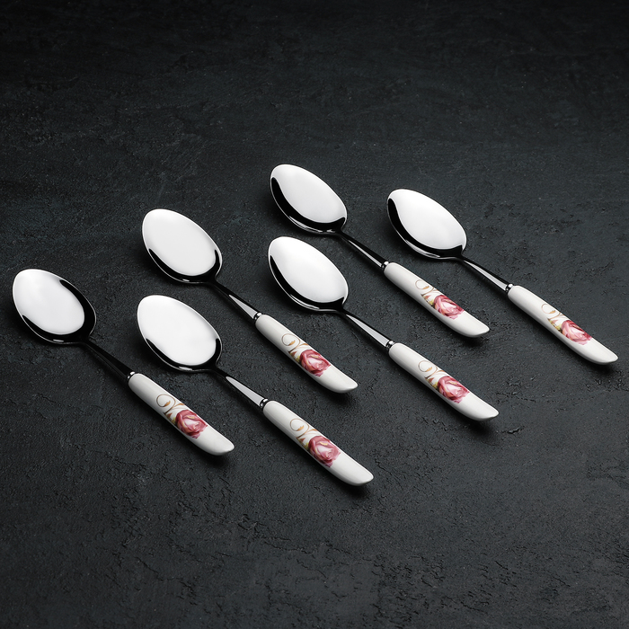 Набор ложек столовых 6 шт "Август"20 см