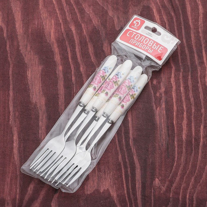Набор вилок столовых 6 шт "Июнь" 20 см
