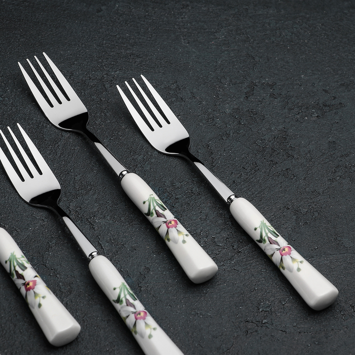 Набор вилок столовых 6 шт "Нарцисс" 19,5 см