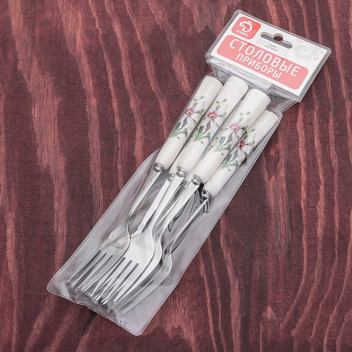 Набор вилок столовых 6 шт "Нарцисс" 19,5 см