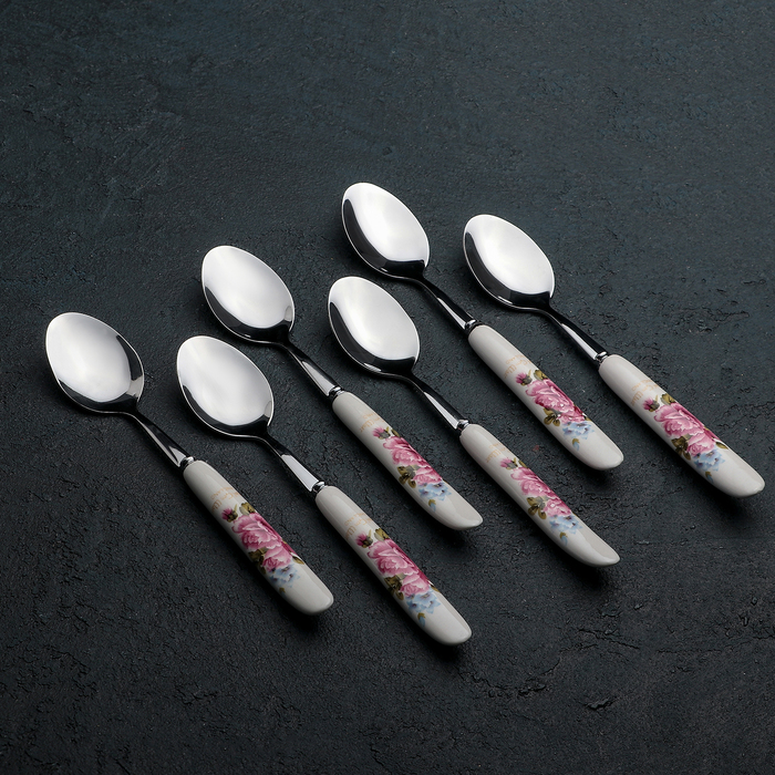 Набор ложек чайных 6 шт "Июнь" 17 см