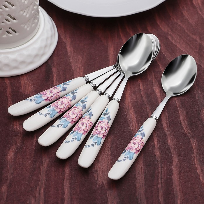 Набор ложек чайных 6 шт "Май" 17 см