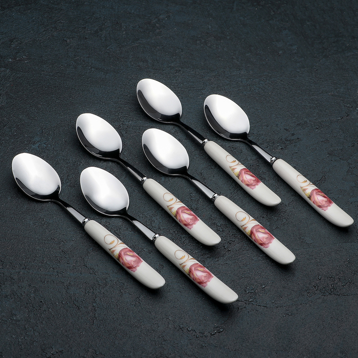 Набор ложек чайных 6 шт "Август" 17 см