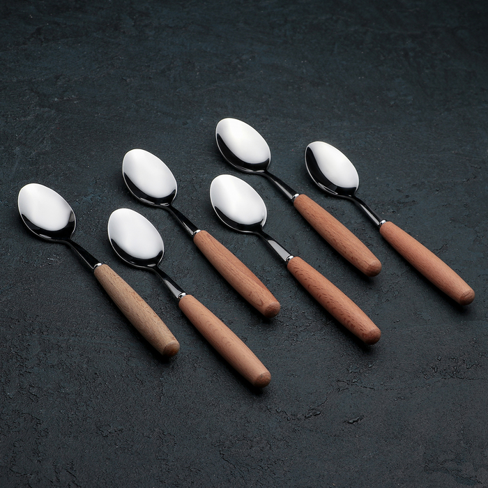 Набор ложек чайных 6 шт "Кантри" 17,5 см