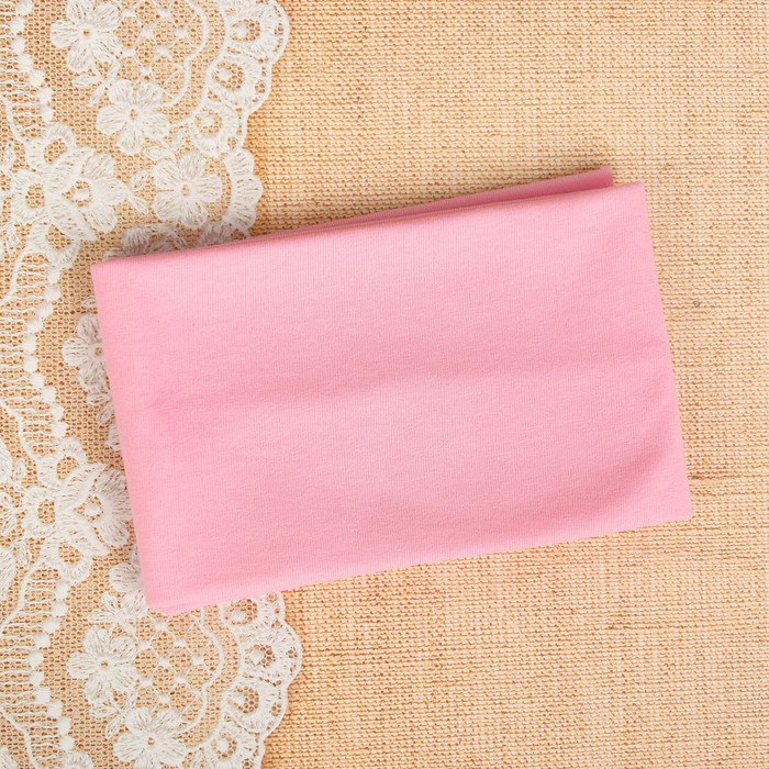 Набор для рукоделия - отрез трикотажный (розовый)