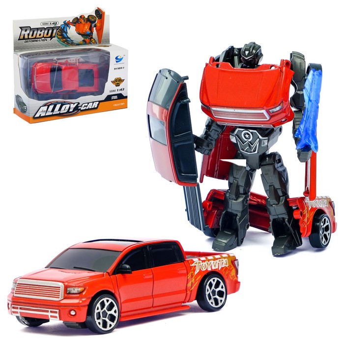 Робот-трансформер металлический «Воин», МИКС