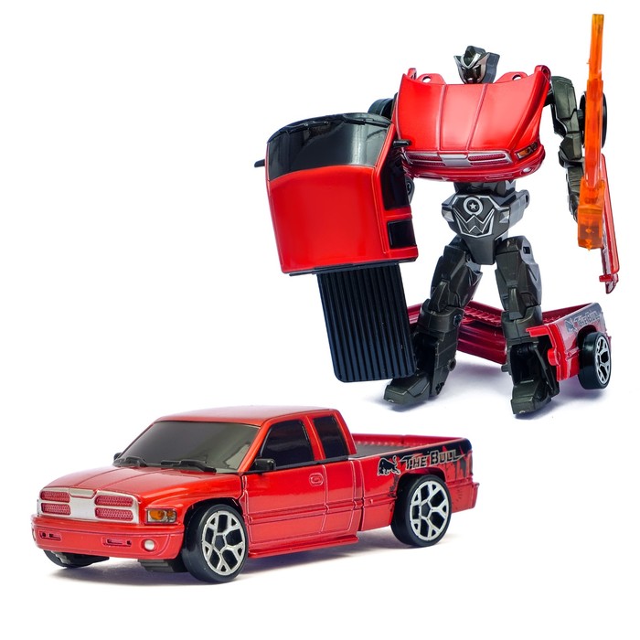 Робот-трансформер металлический «Воин», МИКС