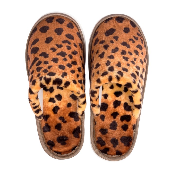 Тапочки женские арт. С-6ЖВТ (леопард) (р. 39)