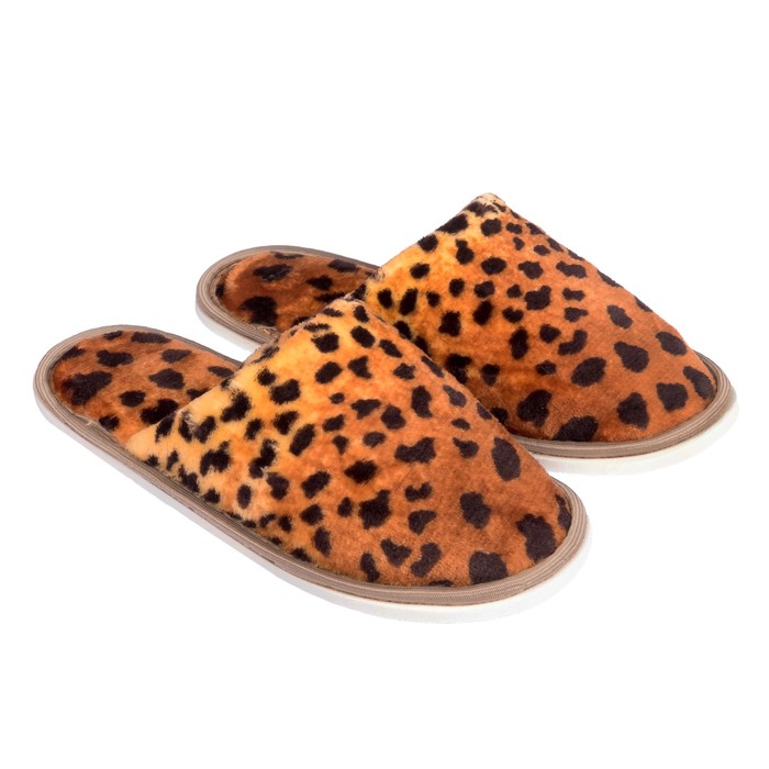 Тапочки женские арт. С-6ЖВТ (леопард) (р. 37)