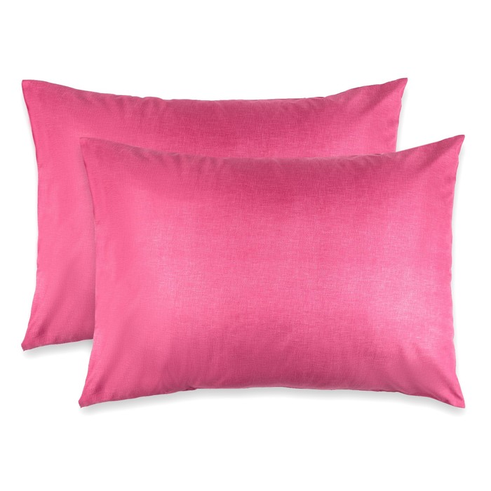 Комплект наволочек "Этель" Пиксели (розовый) 50*70 см- 2 шт.,новосатин, 90%хлопок,10% п/э