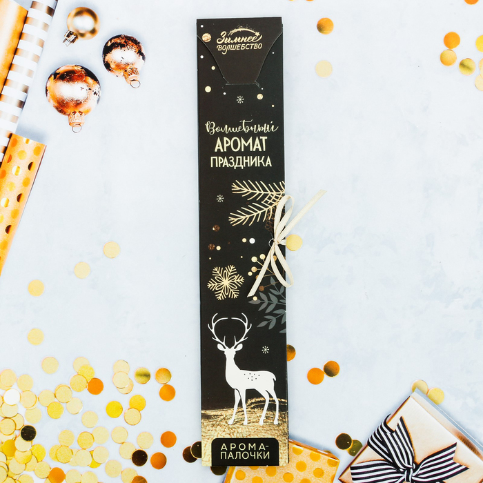 Набор из 5 аромапалочек "5 ароматов праздника", персик
