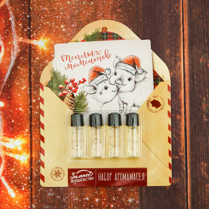 Набор аромамасел на подложке "Теплых моментов"