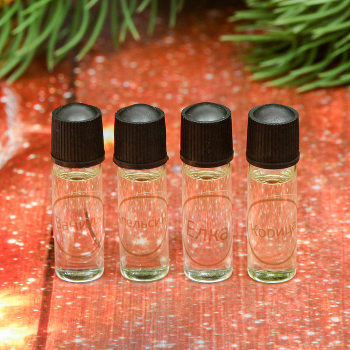 Набор аромамасел на подложке "Мандаринового счастья"