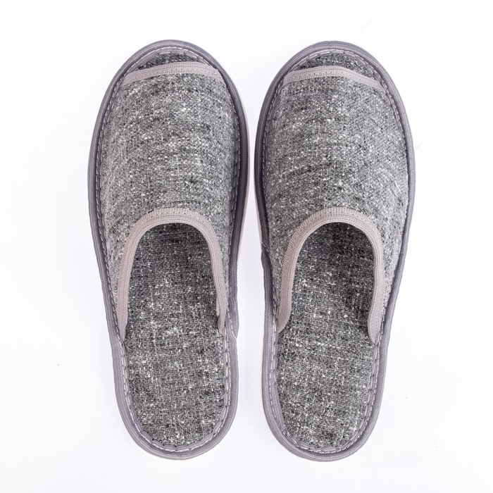 Тапочки мужские арт. С-6МШО (серый) (р. 45)