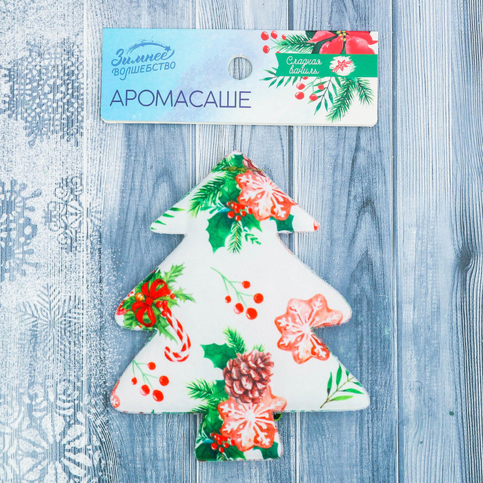 Аромасаше фигурное "С Новым Счастьем!"