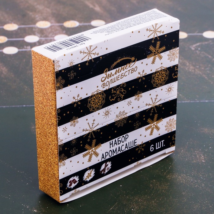 Набор аромасаше в шоубоксе "Новый год создан для чудес", 6 шт.