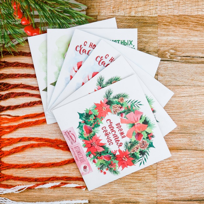 Набор аромасаше в шоубоксе "Пусть в праздник свинки...", 6 шт.