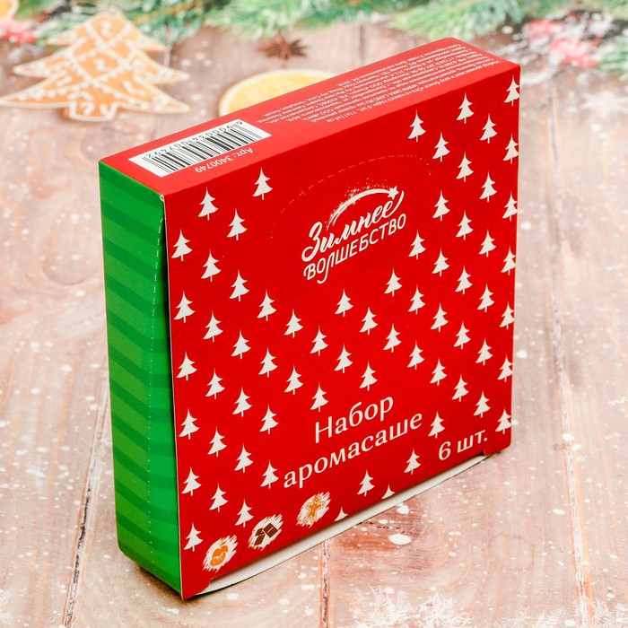 Набор аромасаше в шоубоксе "Ого-го какого года", 6 шт.