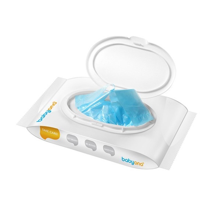 Пакеты ароматизированные Baby Ono для утилизации использованных подгузников,100 шт. в уп.