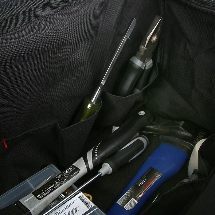 Сумка для инструментов Forsage, закрытого типа MAXI, 500х250х320мм, 16 карманов