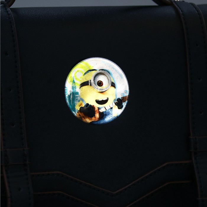 Наклейка светоотражающая "Миньон" Гадкий Я, 5 см.