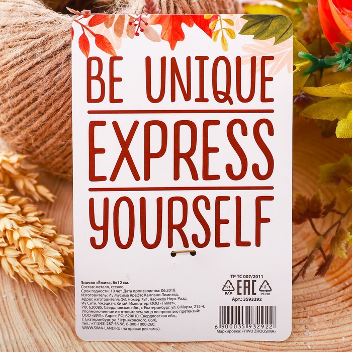 Значок "Ёжик"