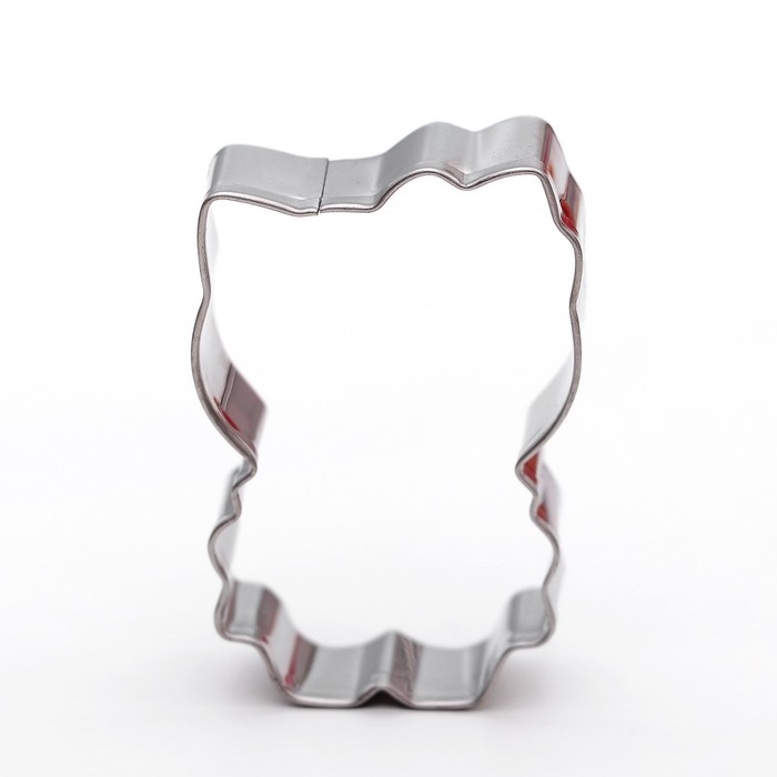 Набор форм для вырезания печенья "Бабочка, листок, яблоко, Китти", 4 шт