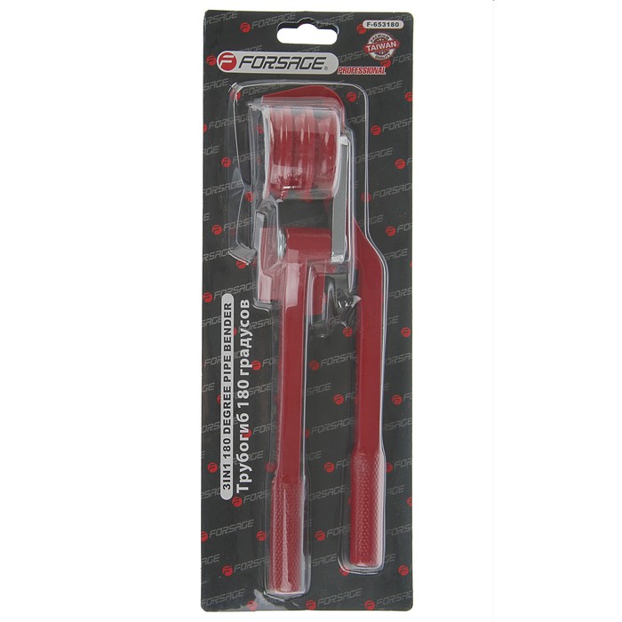 Трубогиб Forsage, ручной, 6-8-10мм, для мягкой меди и металлопластика, при мах изгибе в 180° 383913