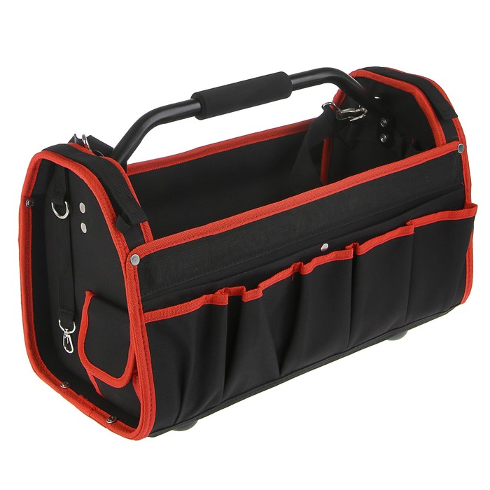 Сумка для инструментов Forsage, открытого типа, 500х250х320мм, 31 карман, каркаc