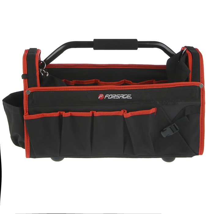 Сумка для инструментов Forsage, открытого типа, 500х250х320мм, 31 карман, каркаc