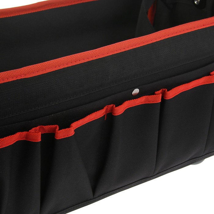 Сумка для инструментов Forsage, открытого типа, 500х250х320мм, 31 карман, каркаc